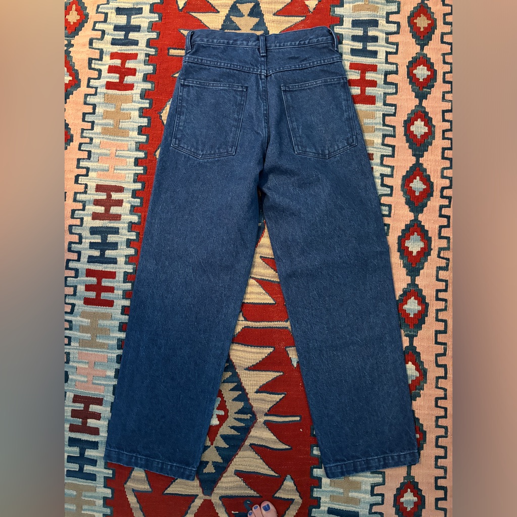 Carleen Wraparound Relaxed Jeans 0 — image 2 of 8